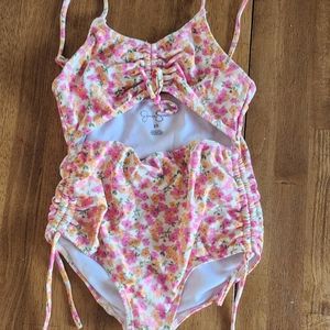Jessica Simpson size 10 girls bathing suit